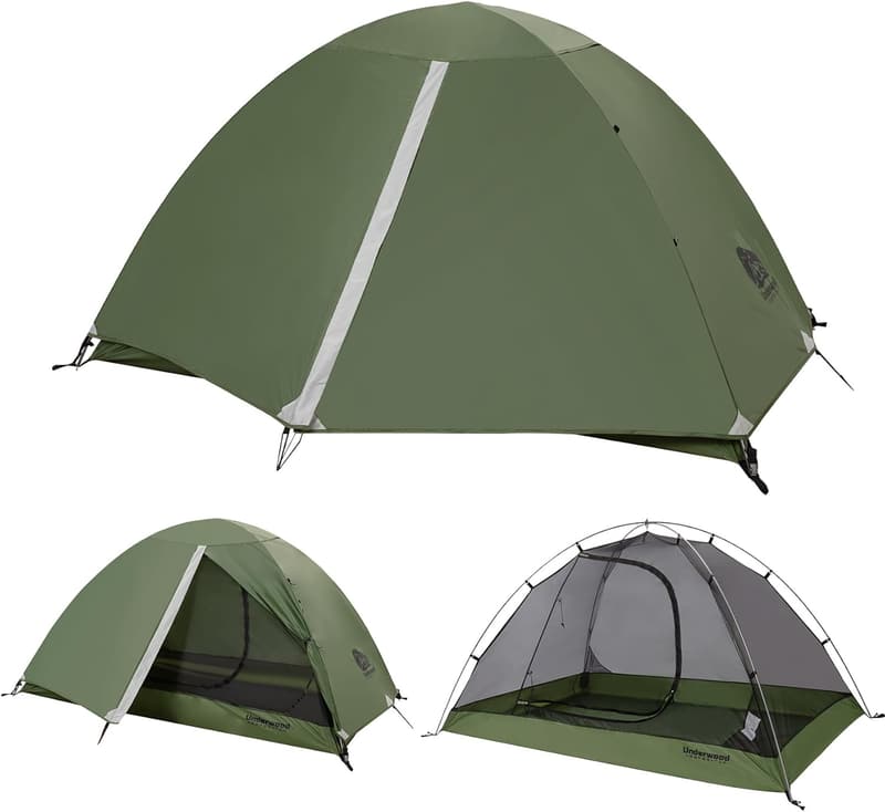 Ultralight Waterproof 3-Season Camping Tent for Backpacking