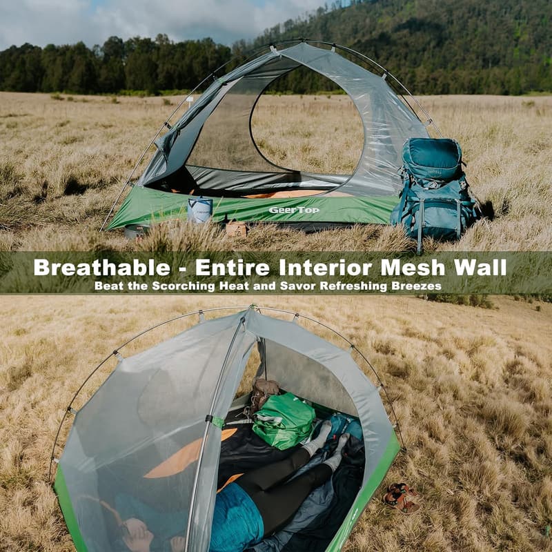 Ultralight 2-Person Waterproof Backpacking Tent