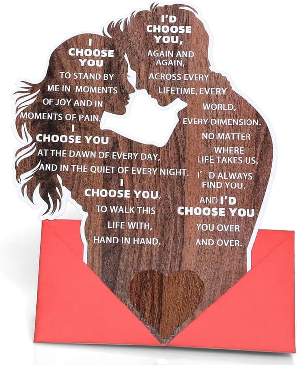 Anniversary Love Card - I Choose You for Couples