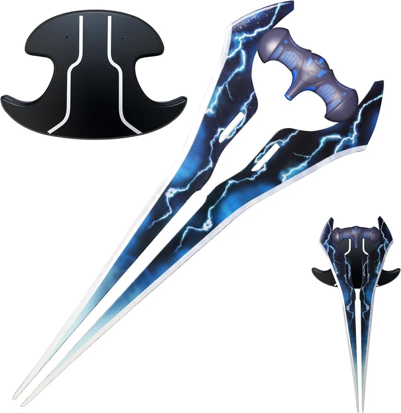 Halo Energy Sword Lightsaber - 26.7-inch Stainless Steel Cosplay