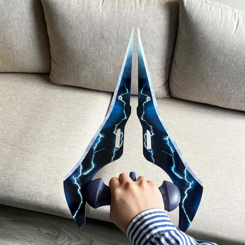 Halo Energy Sword Lightsaber - 26.7-inch Stainless Steel Cosplay