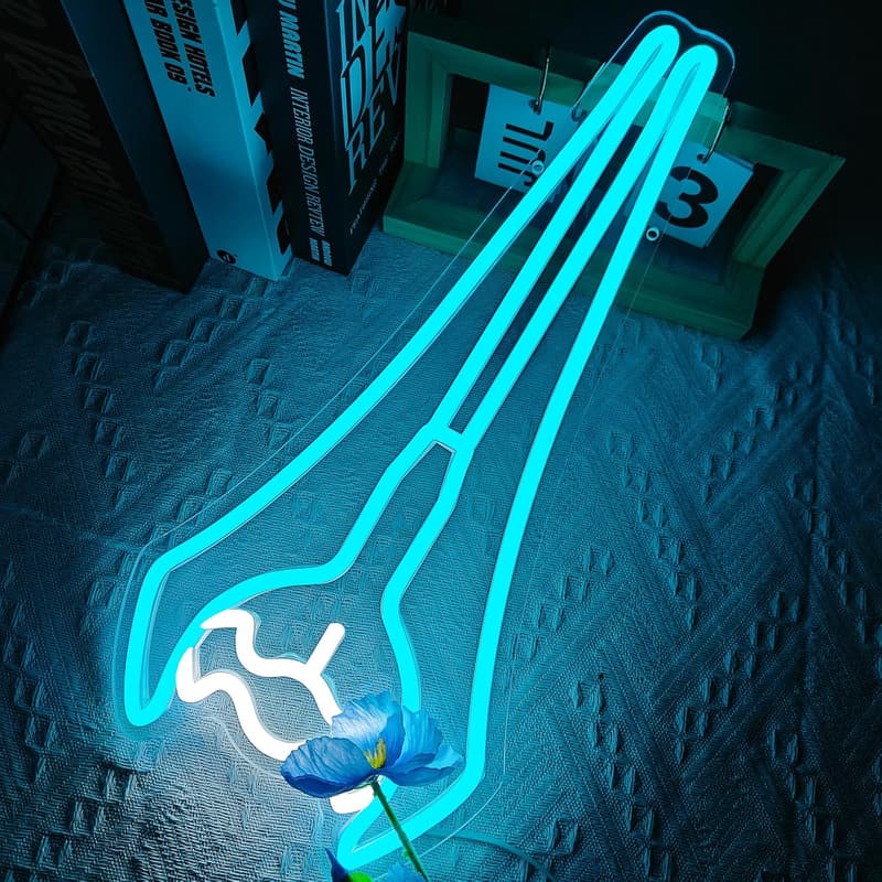 Master Chief Energy Sword Neon Sign for Game Room Decor