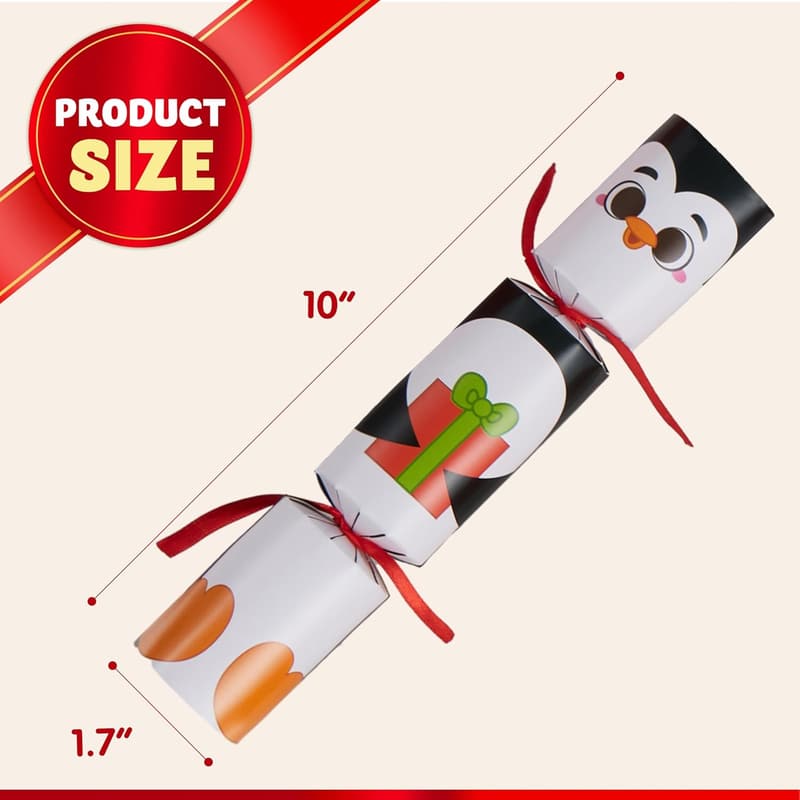 Christmas Party Favor Table Supplies - 12 Pack with Holiday Characters