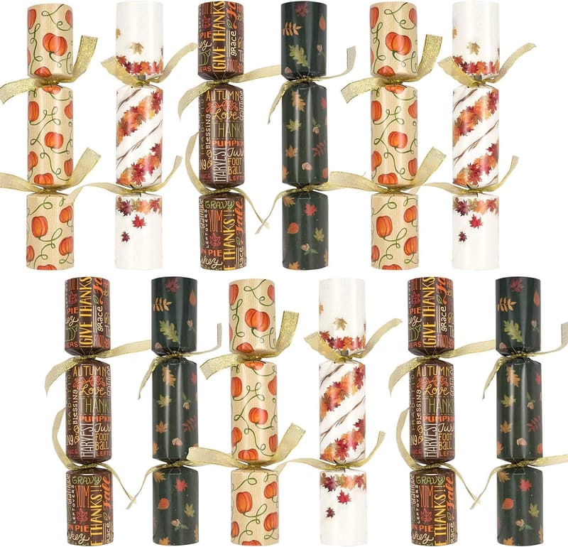 Thanksgiving Party Favors - 12-Pack No-Snap Hats & Gifts