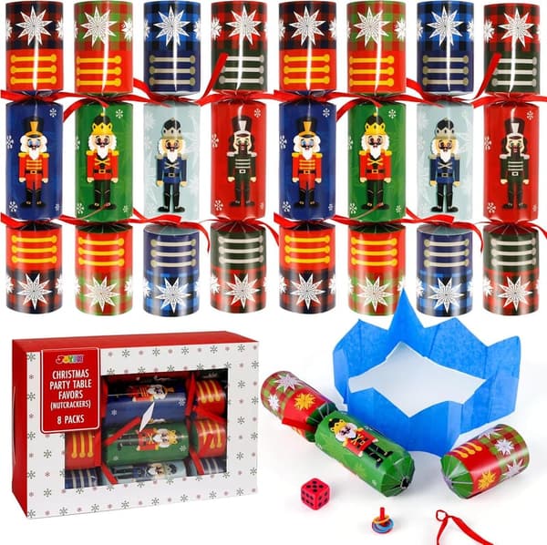 Christmas Party Favor Nutcracker Design Set for Kids & Adults