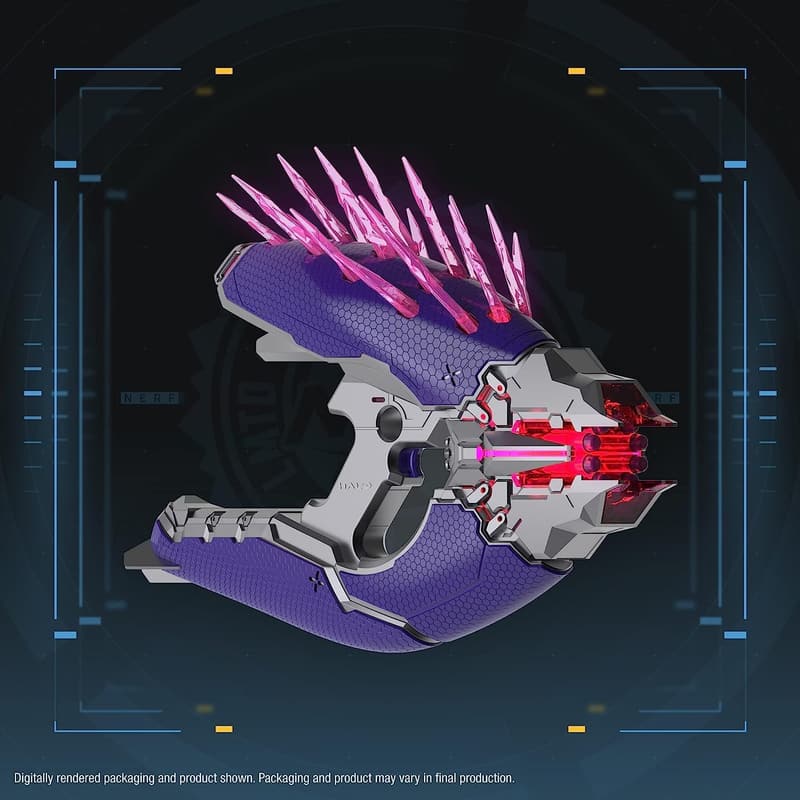 Nerf LMTD Halo Needler Blaster with Light-Up Needles & 10 Darts