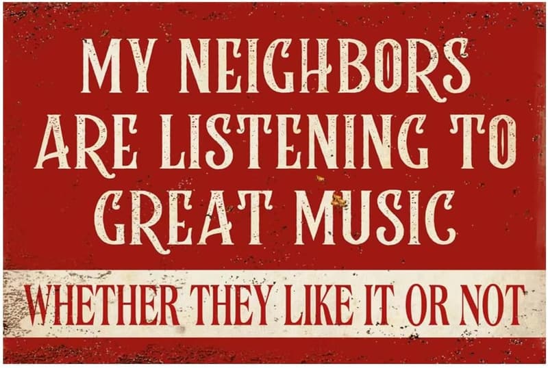 Vintage Metal Garage Sign - Outdoor Wall Decor for Men 12x8 In