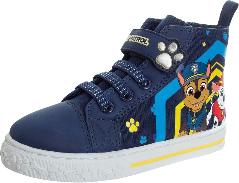 Paw Patrol High-Top Sneakers for Boys - Chase & Marshall