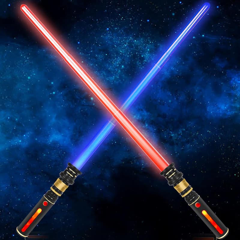 Light-Up Swords with Sound FX for Kids - Halloween & Cosplay