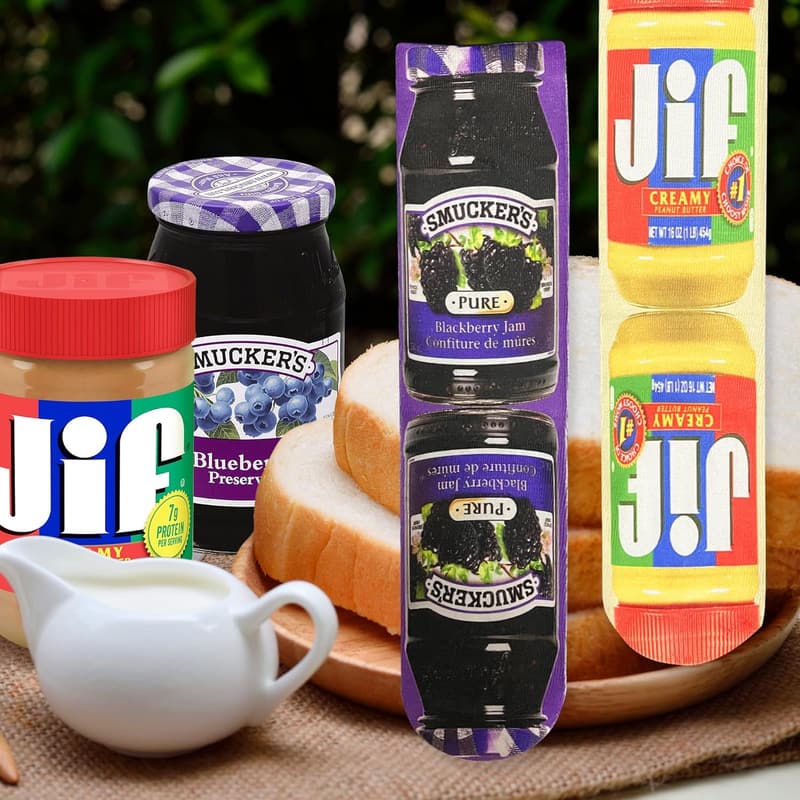 Funny Food Socks for Men & Women - 3D Printed Novelty Gift