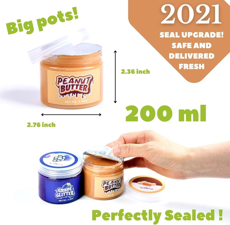 Scented Slime Kit with Fruit Charms - 28 oz Container