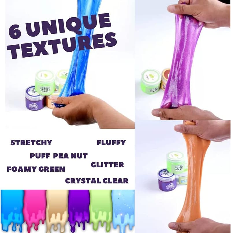 Scented Slime Kit with Fruit Charms - 28 oz Container