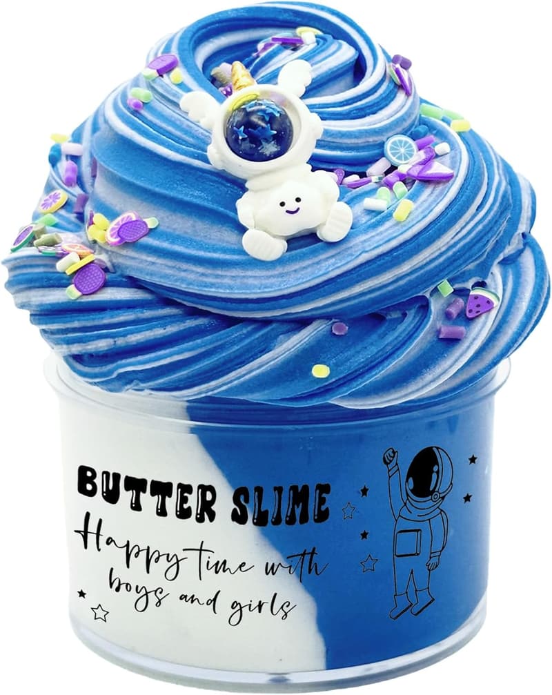 DIY Two-Color Scented Butter Slime Kit for Kids Parties
