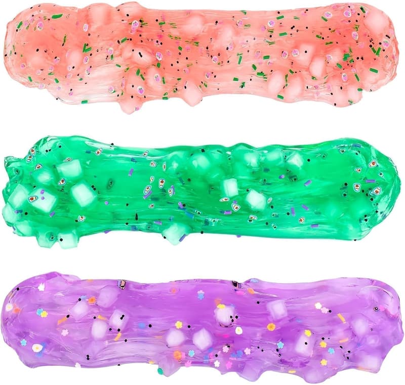 Easter Slime Kit - 12 Pack Clear & Butter Slime for Kids