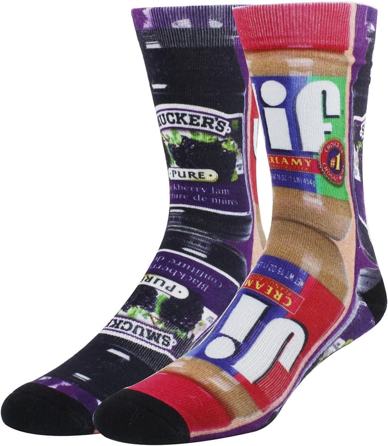 Funny 3D Food Pattern Socks - Peanut Butter & Jelly