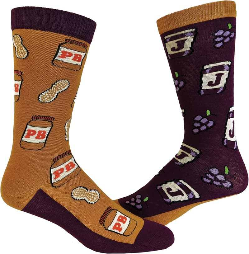 Womens Cute Funny Graphic Mismatched Socks