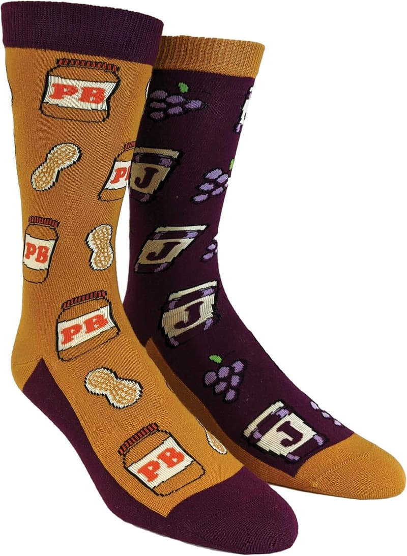 Womens Cute Funny Graphic Mismatched Socks