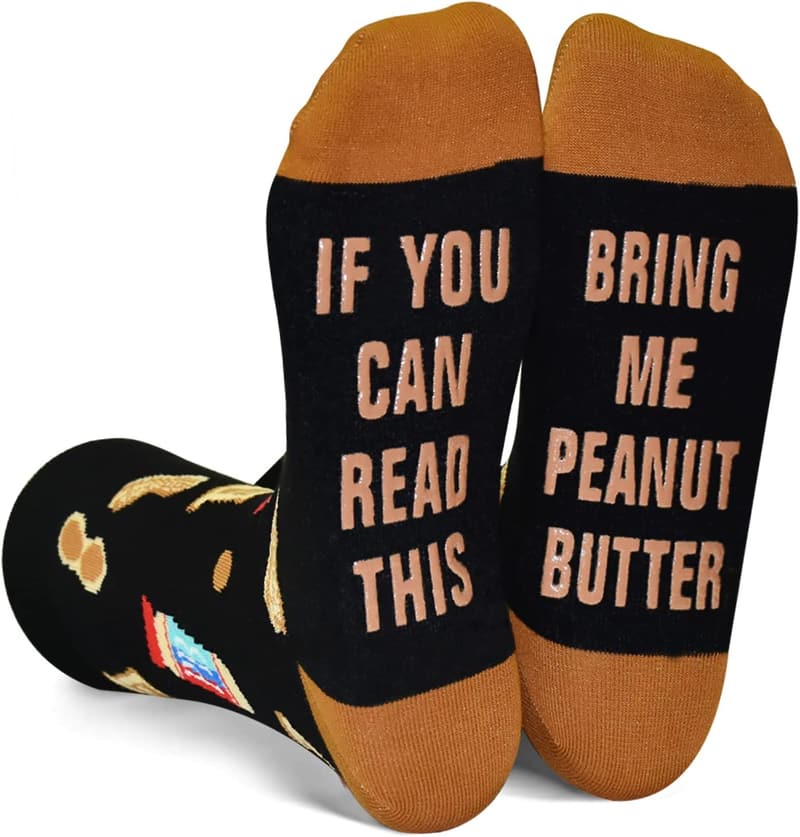Funny Non-Slip Socks for Food Lovers - Novelty Gift for All