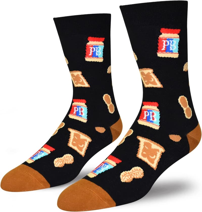 Funny Non-Slip Socks for Food Lovers - Novelty Gift for All