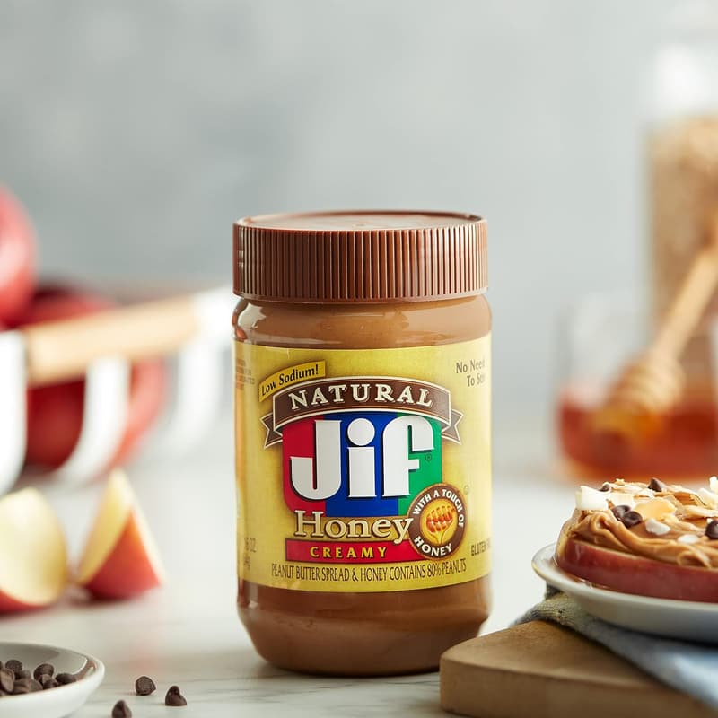 Natural Creamy Peanut Butter with Honey - 16 oz