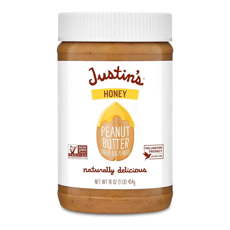Gluten-Free Justin's Honey Peanut Butter 16oz Jar