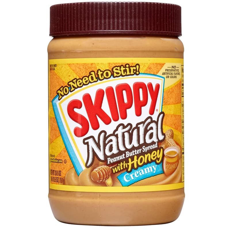 Natural Creamy Peanut Butter with Honey, 26.5 oz