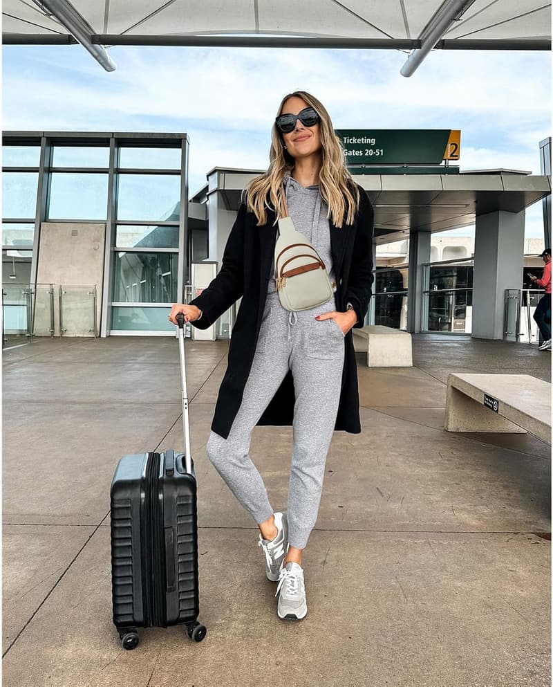 Leather Crossbody Sling Bag for Women - Travel Chest Pack