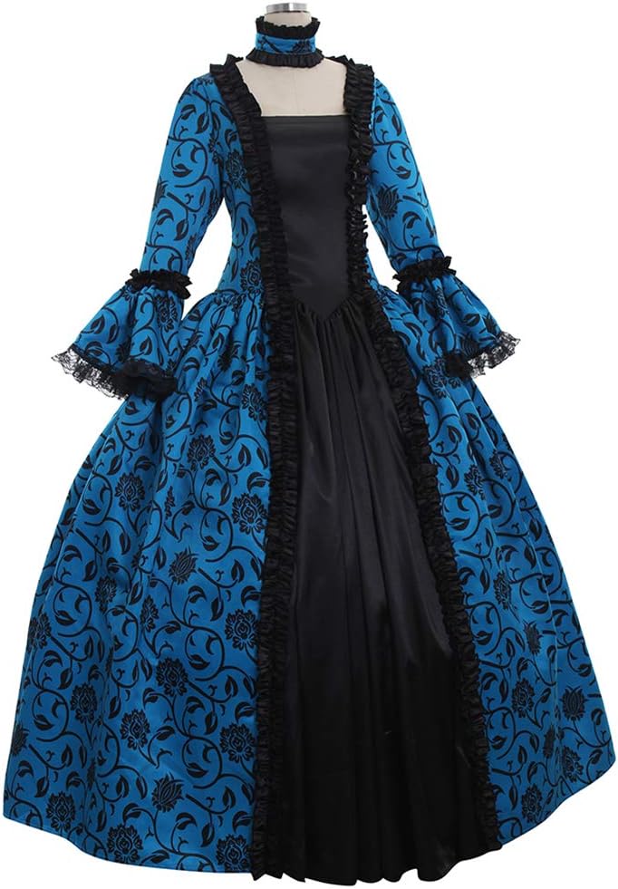 Victorian Rococo Costume Dress for Women