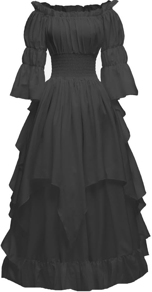 Gothic Witch Dress - Women's Medieval Renaissance Costume