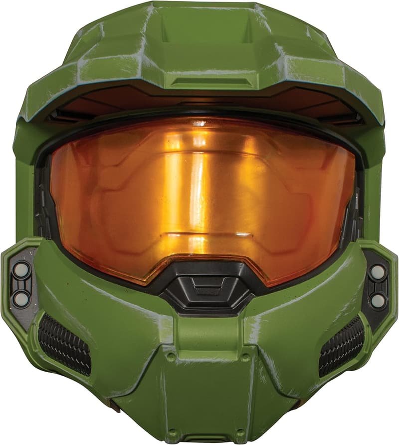 Halo Infinite Master Chief Helmet for Kids, Green & Gold
