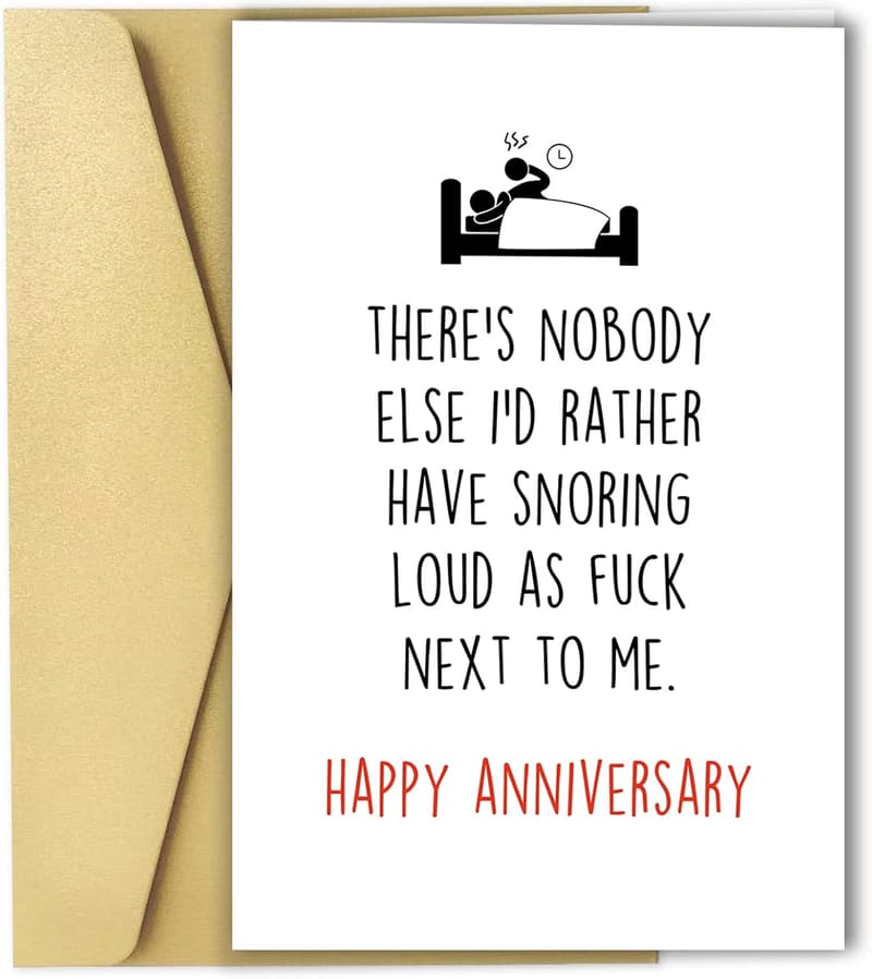 Funny Anniversary Card for Couples
