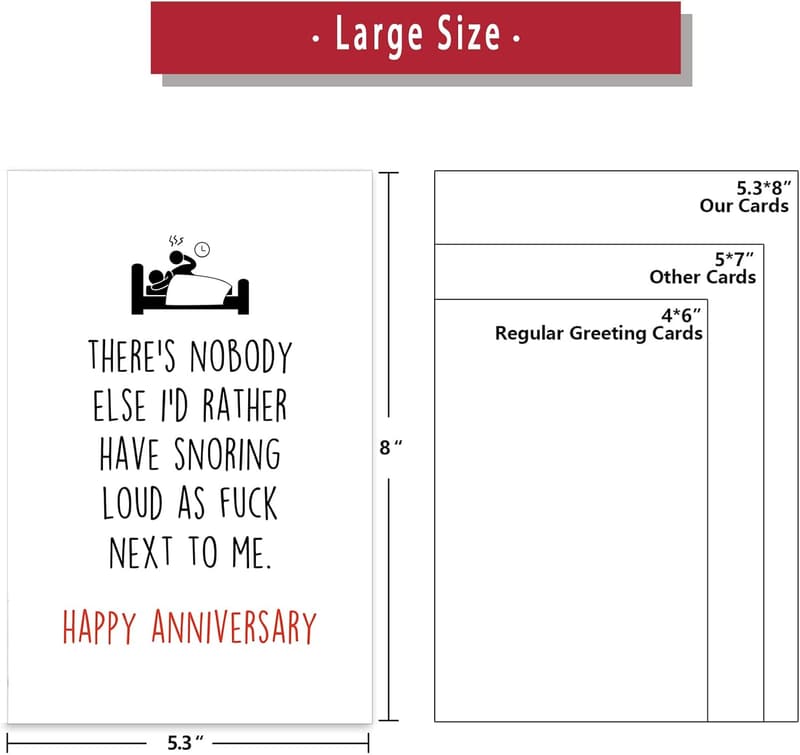 Funny Anniversary Card for Couples