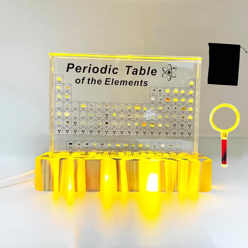 Periodic Table Display with 83 Real Elements - Educational Tool