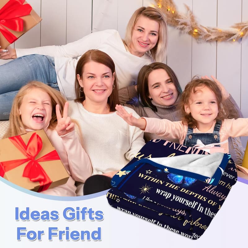 Best Friend Birthday Blanket 60x50in