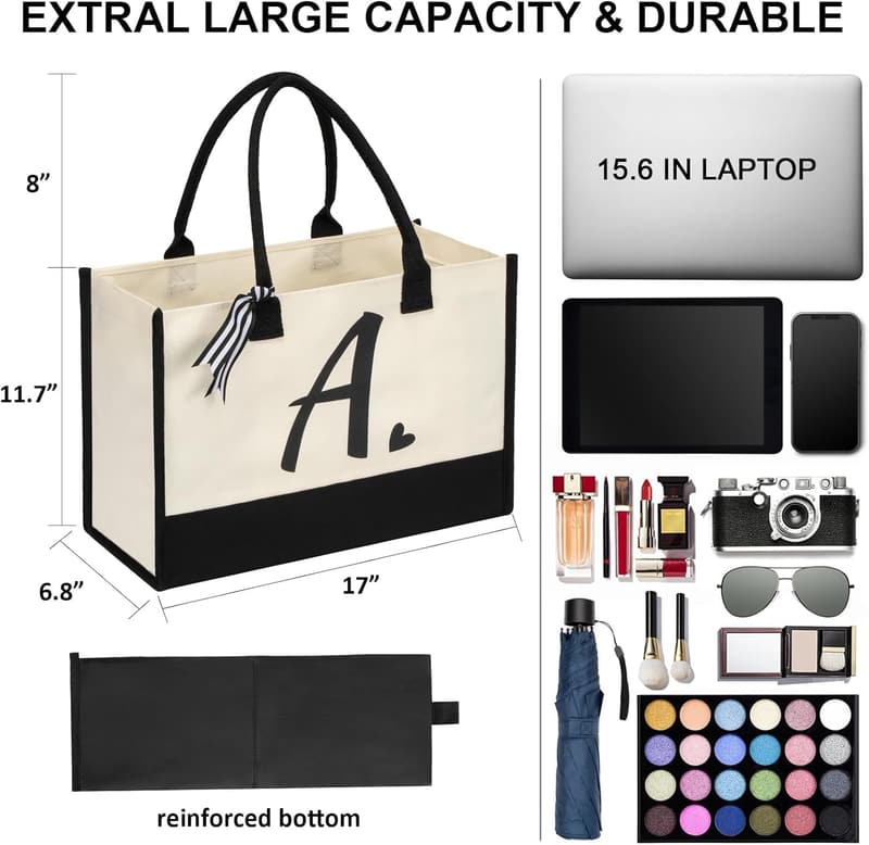 Personalized Beach Tote Bag for Women