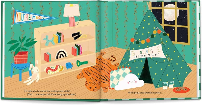 Personalized Hardcover Storybook for Aunt and Child