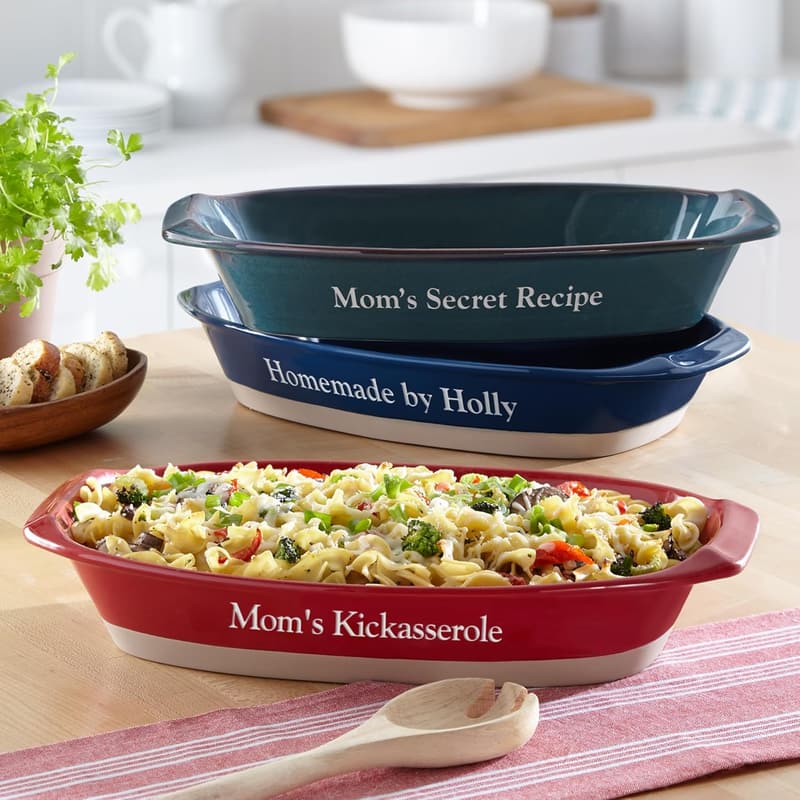 Personalized Rectangular Baking Dish for Mother's Day