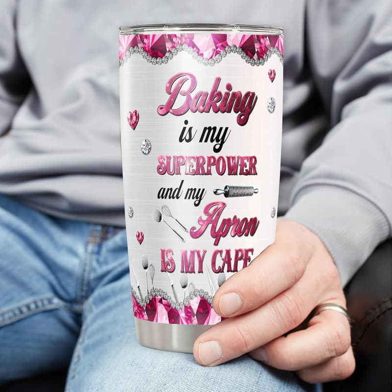 Custom Insulated Baking Tumblers for Pastry Chefs - 20oz & 30oz