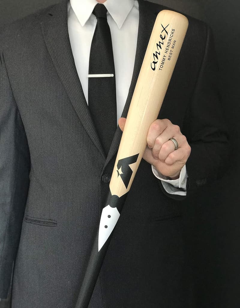 Personalized Engraved Baseball Bat for Groomsmen Gifts