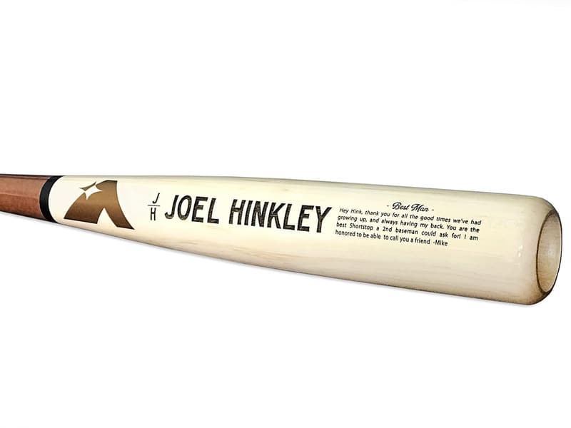 Personalized Baseball Bat for Groom and Groomsmen