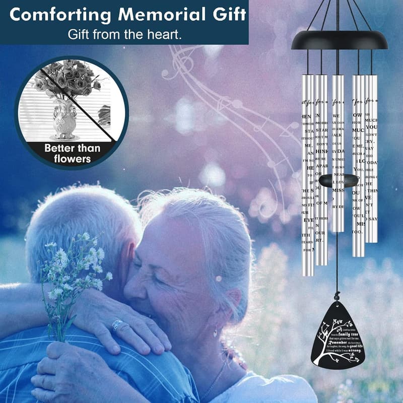Memorial Wind Chimes for Loss of Loved One