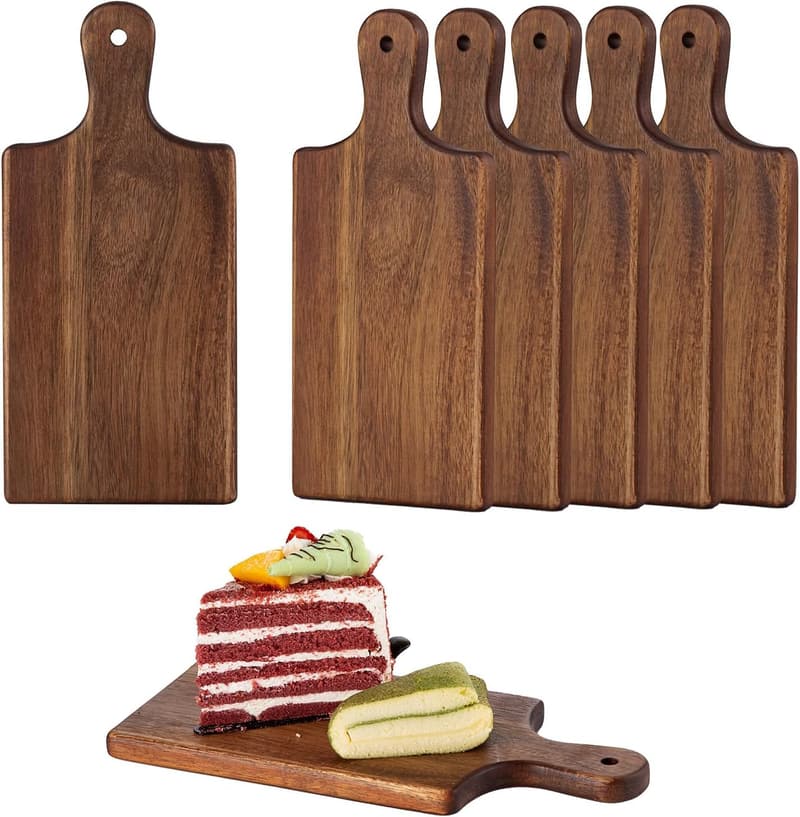 Personalized Acacia Cutting Boards Set for Couples Anniversary