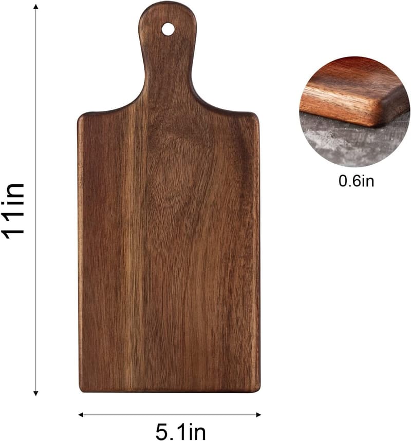 Personalized Acacia Cutting Boards Set for Couples Anniversary