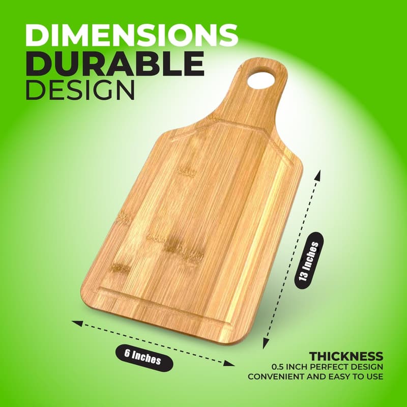Premium Blank Bamboo Cutting Boards - Set of 10 for Engraving