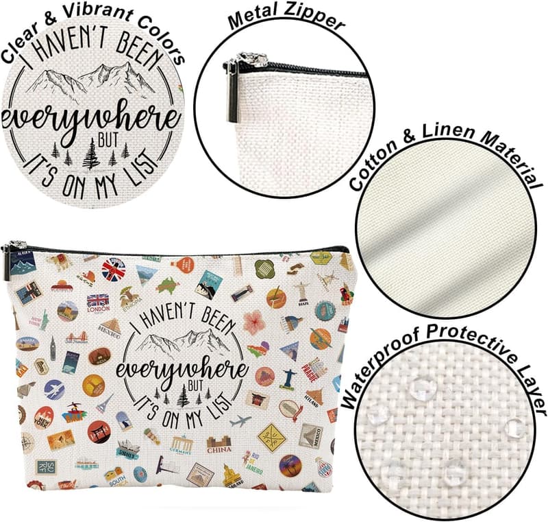 World Travel Gift - Women's Travel Cosmetic Bag