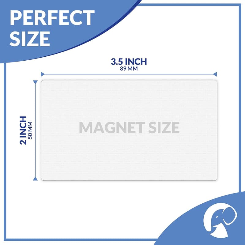 Customizable Business Card Magnets - Pack of 100