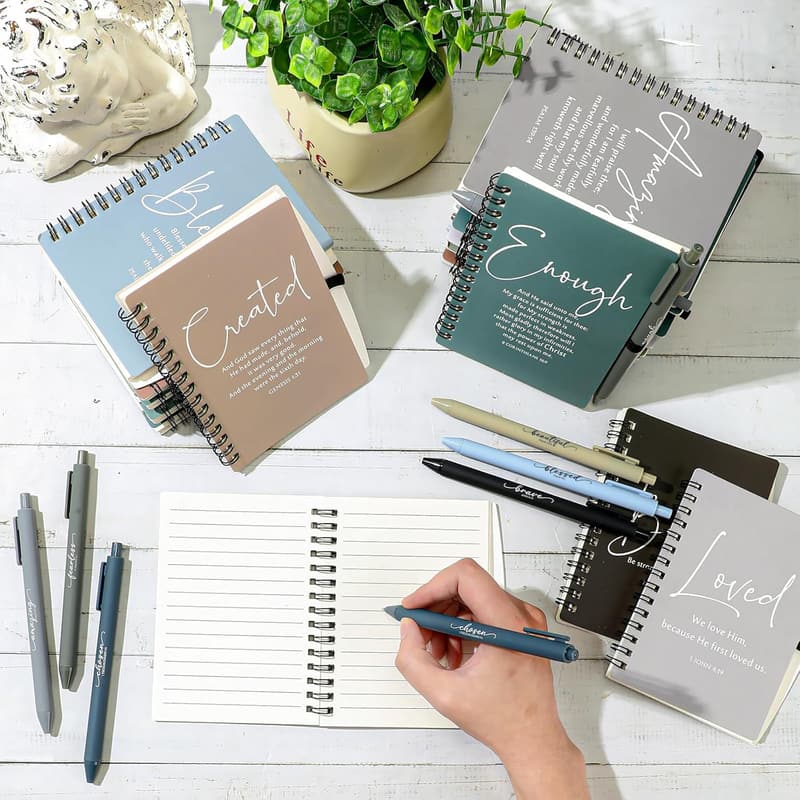 Father's Day Christian Notebook & Pen Set for Encouragement