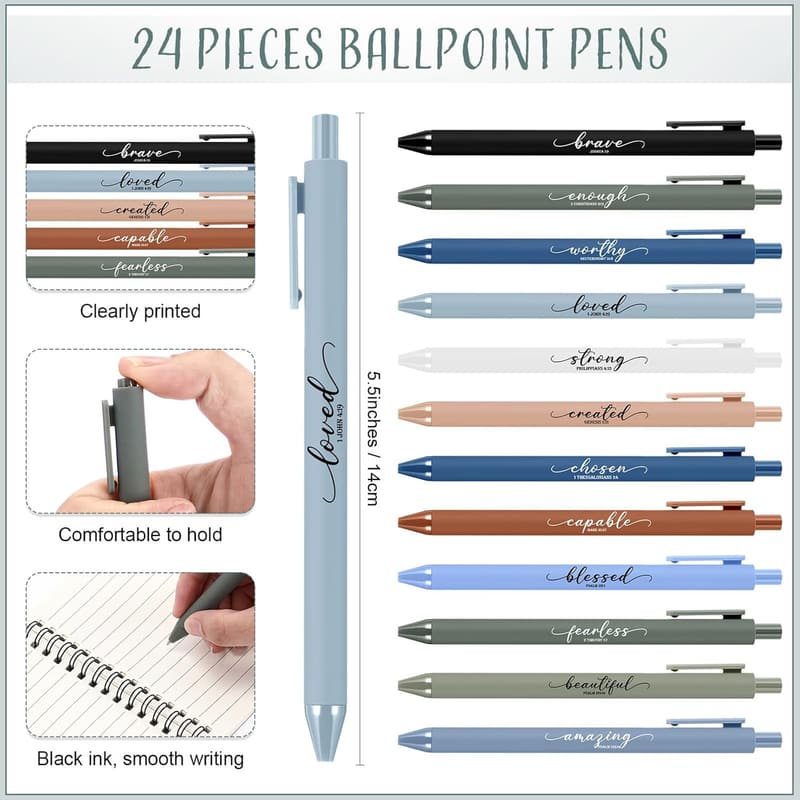 Father's Day Christian Notebook & Pen Set for Encouragement