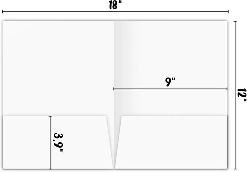 Church Visitor Gathering Folders | 25 pk | 2-Pocket Welcome Folders