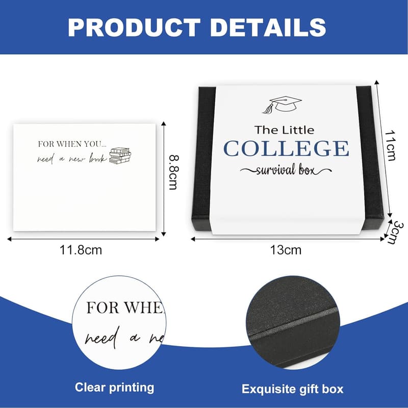 Personalized College Graduation Care Package with Gift Card Holder
